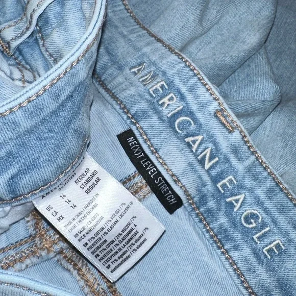 American Eagle jegging denim jeans 14 regular - Picture 4 of 5